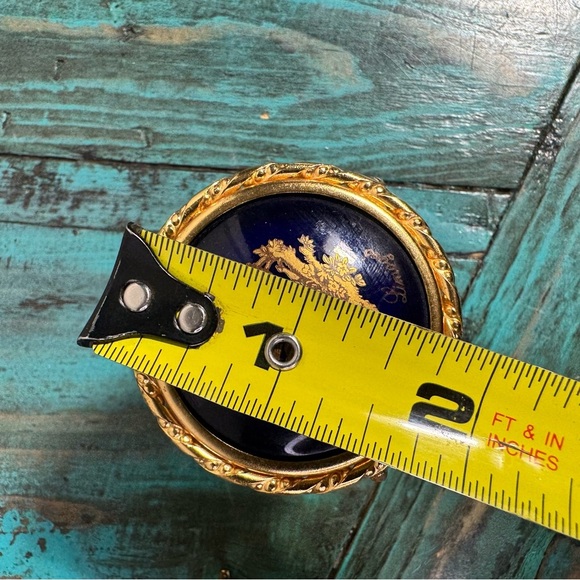 Limoges Handpainted Patio Miniature Furniture Table Chair - Picture 10 of 11